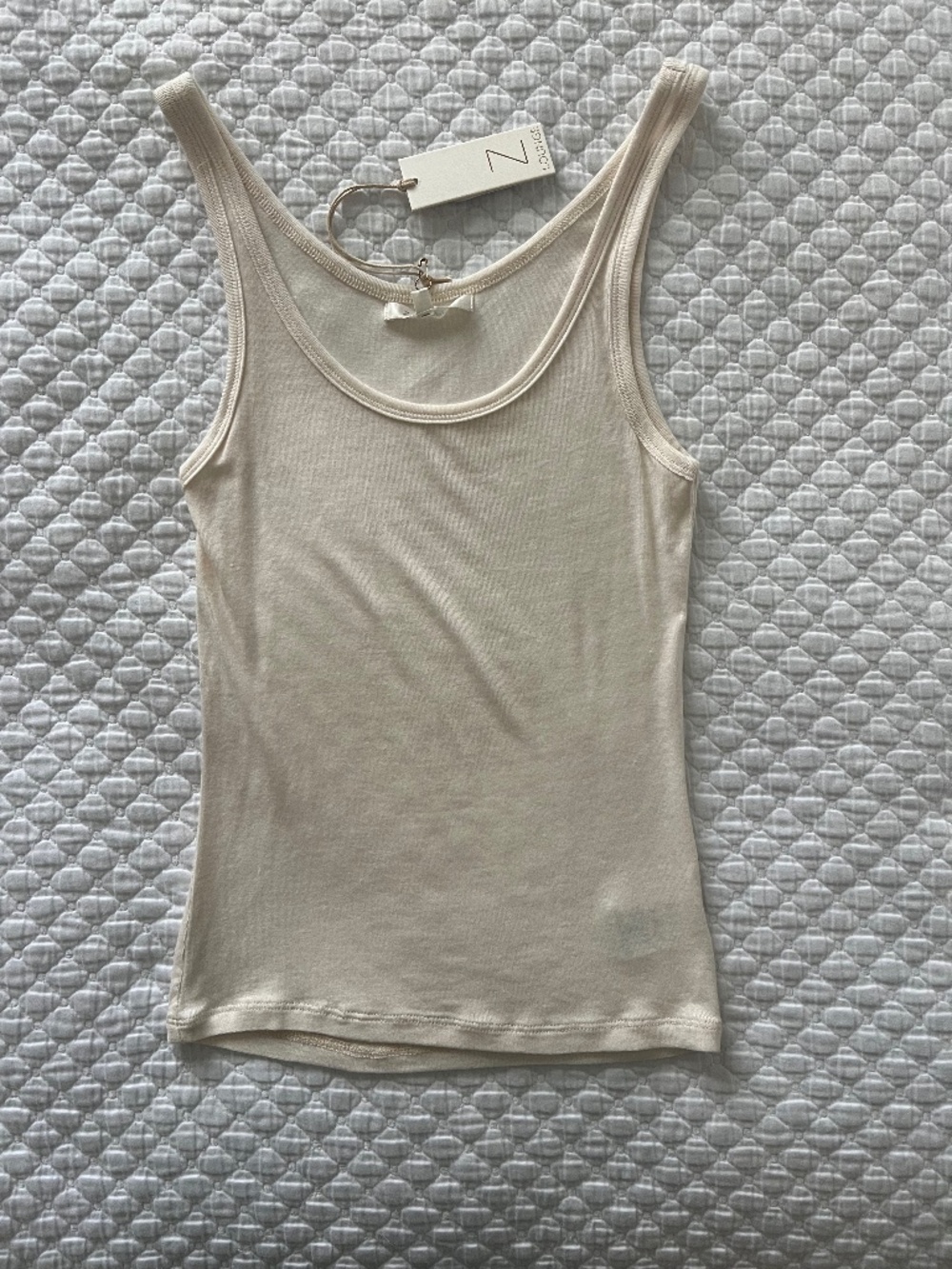 NWT Z Supply Easy Does It Tank Bone Beige Scoop Neck